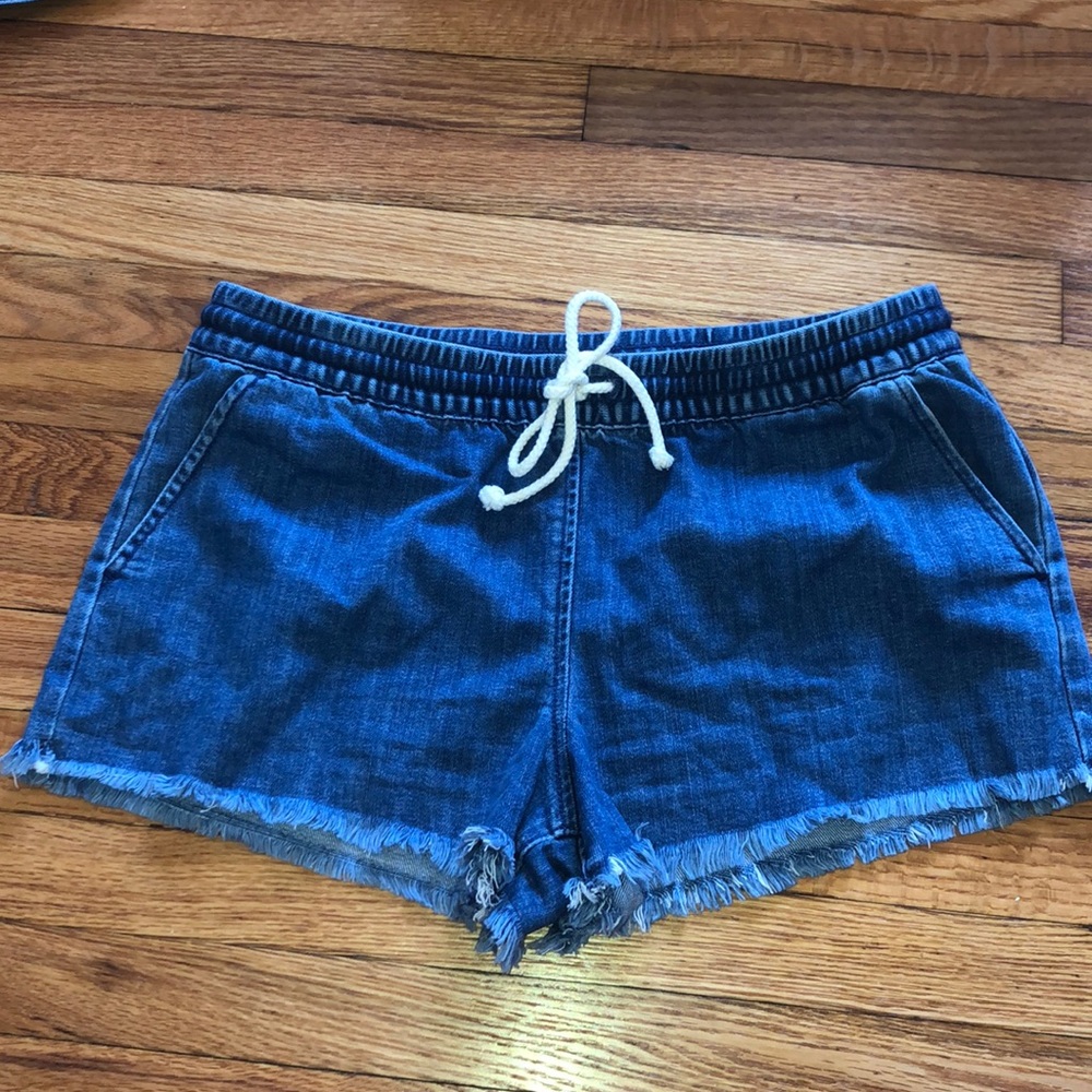 Elastic jean super comfy shorts